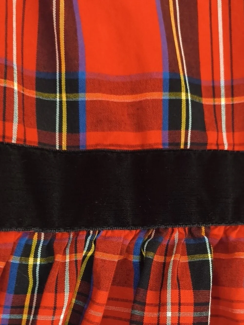 Crewcuts Flutter Sleeve Tartan Dress Size 8 EUC